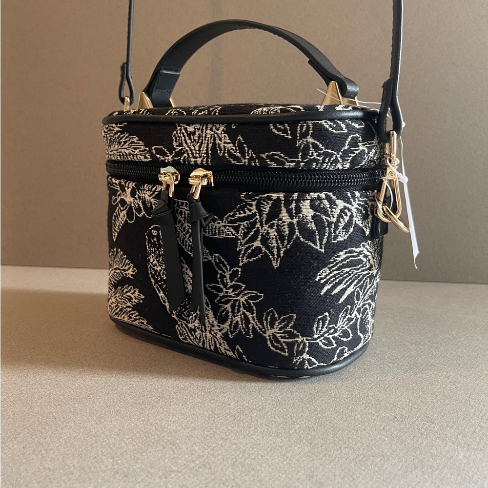 ✨H&M JACQUARD WEAVE TOILE BAG - NEW✨ - Picture 6 of 14